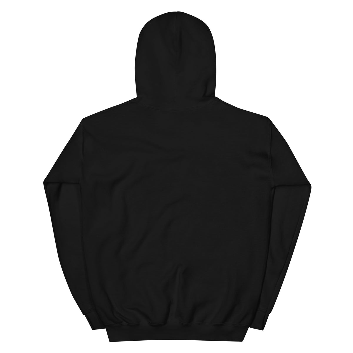 Sweat noir Ataraxia à capuche, vue de dos