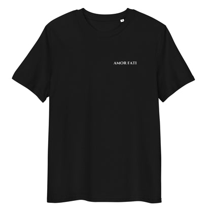 T-shirt Amor Fati en coton biologique GOTS, vue de face